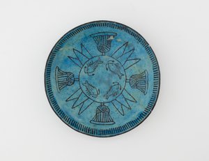 Bowl, 18th Dynasty or later glazed faience